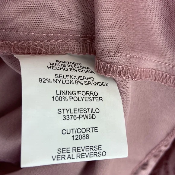 HOMECOMING City Studio Lace Fit Flare Rose Dress - Picture 8 of 8